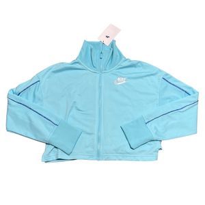 Nike Sportswear Girls Tracksuit Jacket Light Blue Large New